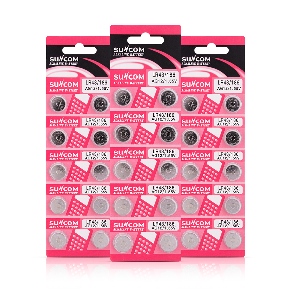 LR43/AG12 1.5v 94mAh Alkaline Battery