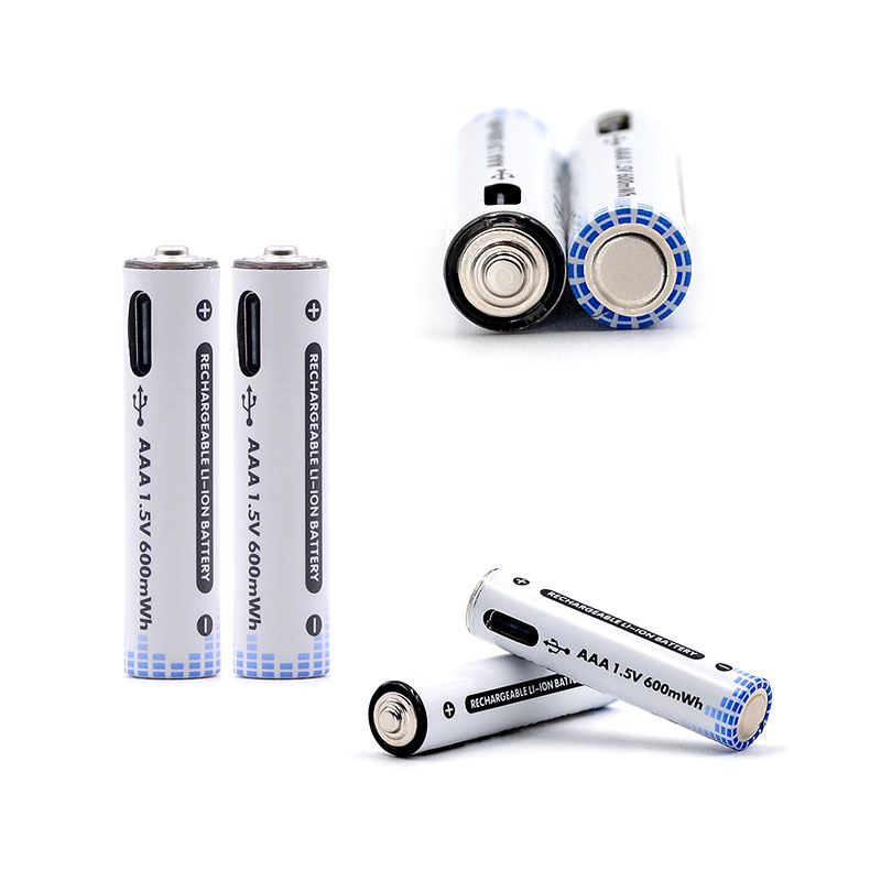 Durable AAA 1.5v Type-C Camera Lithium Rechargeable Battery